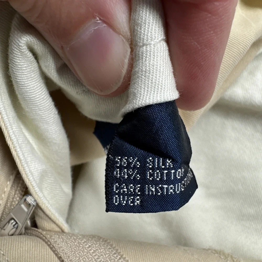 VTG Polo by Ralph Lauren Pastel Silk Cotton Pants 36*32(tag) fits 34*28 Cuffed